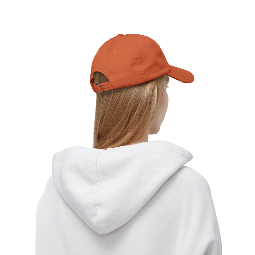 Customizable District DT600 Distressed Cotton Cap for Personalized Style