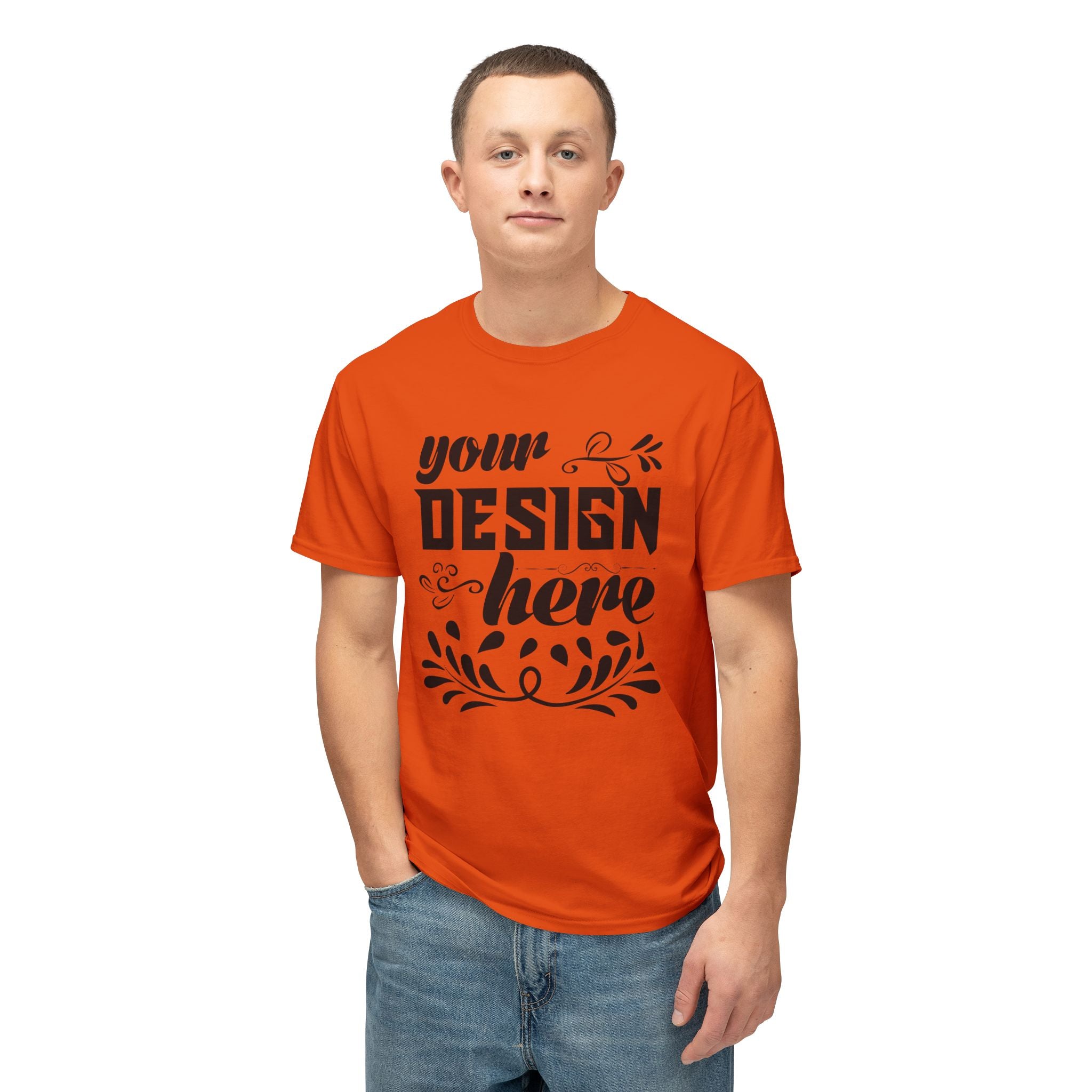 Customizable Fruit Of The Loom 3930R Unisex HD Cotton T-Shirt