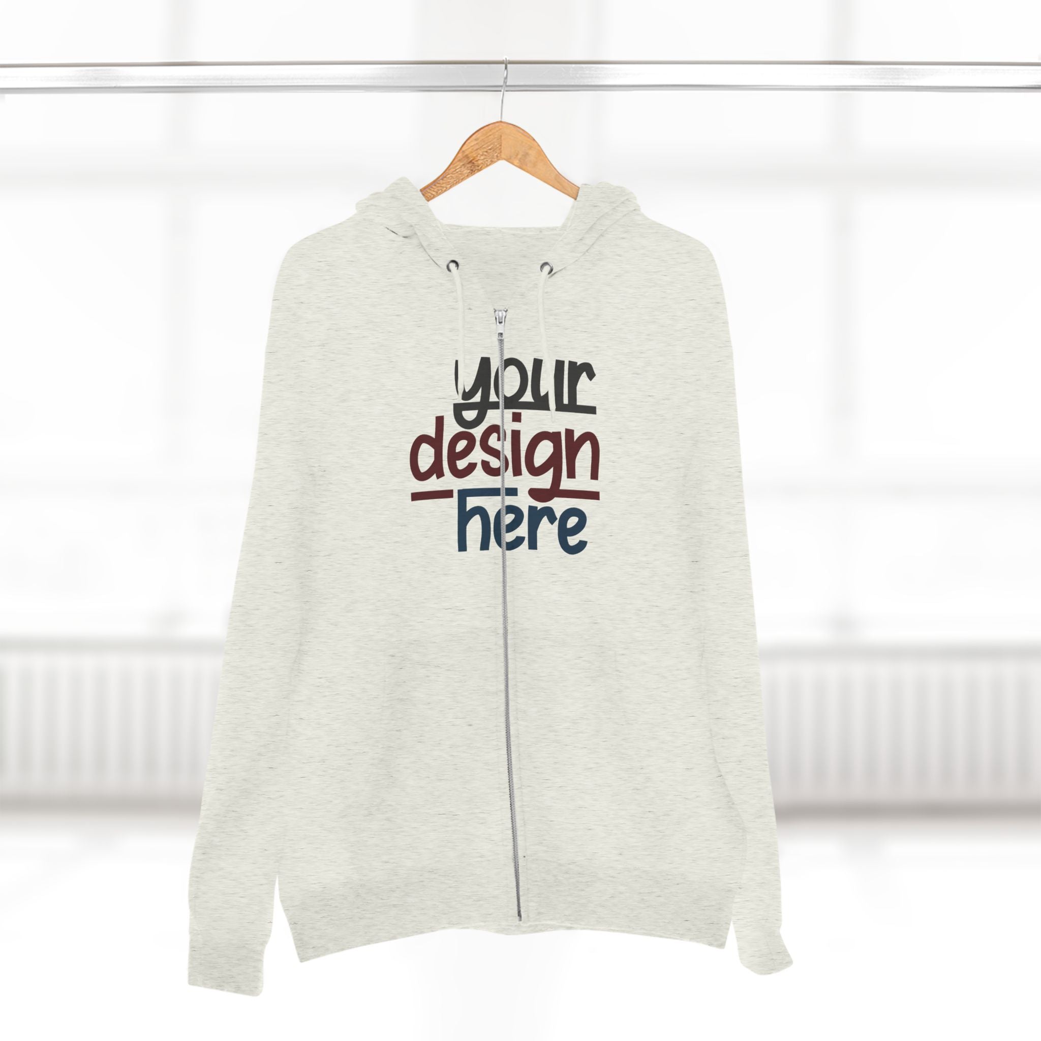 Customizable Lane Seven LS14003 Unisex Zip Hoodie