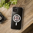 Customizable Magnetic Clear Impact Case With Air Cushioned Bumper Corners
