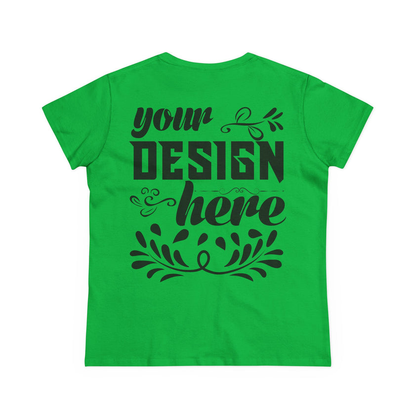 Customizable Gildan 5000L Womens Midweight Cotton Short Sleeve T-Shirt