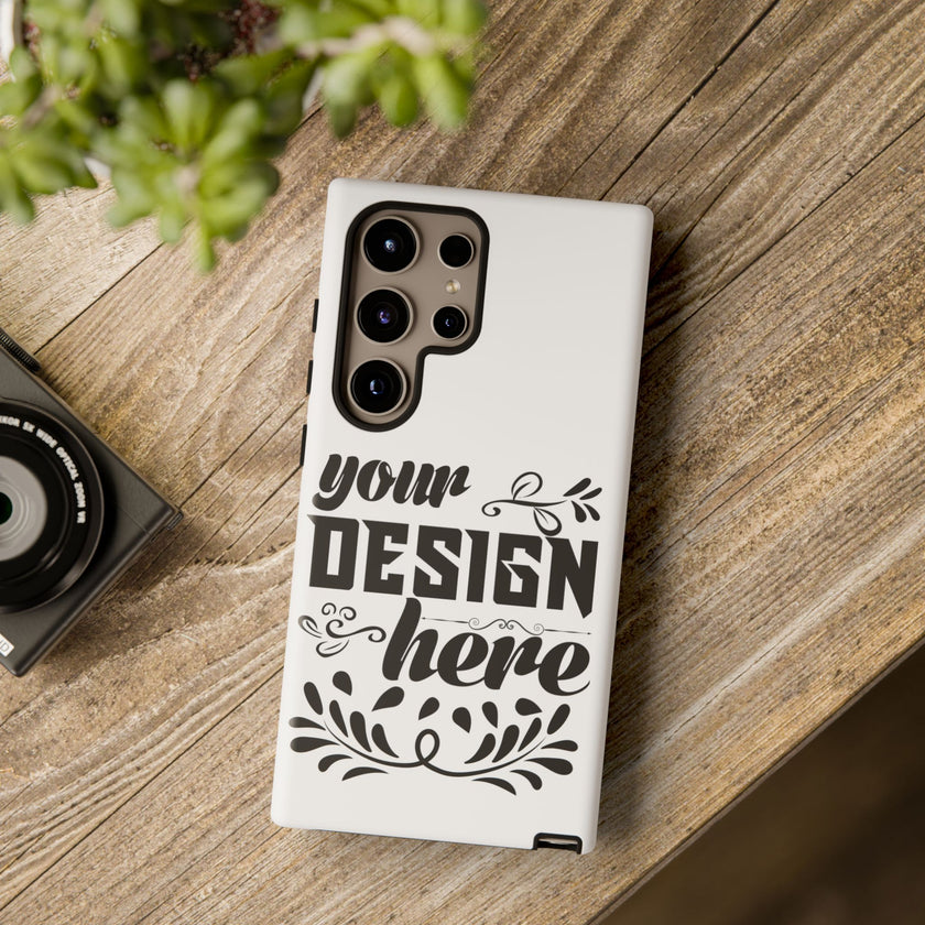 Customizable Tough Dual Layer Phone Case Polycarbonate TPU Liner Protective