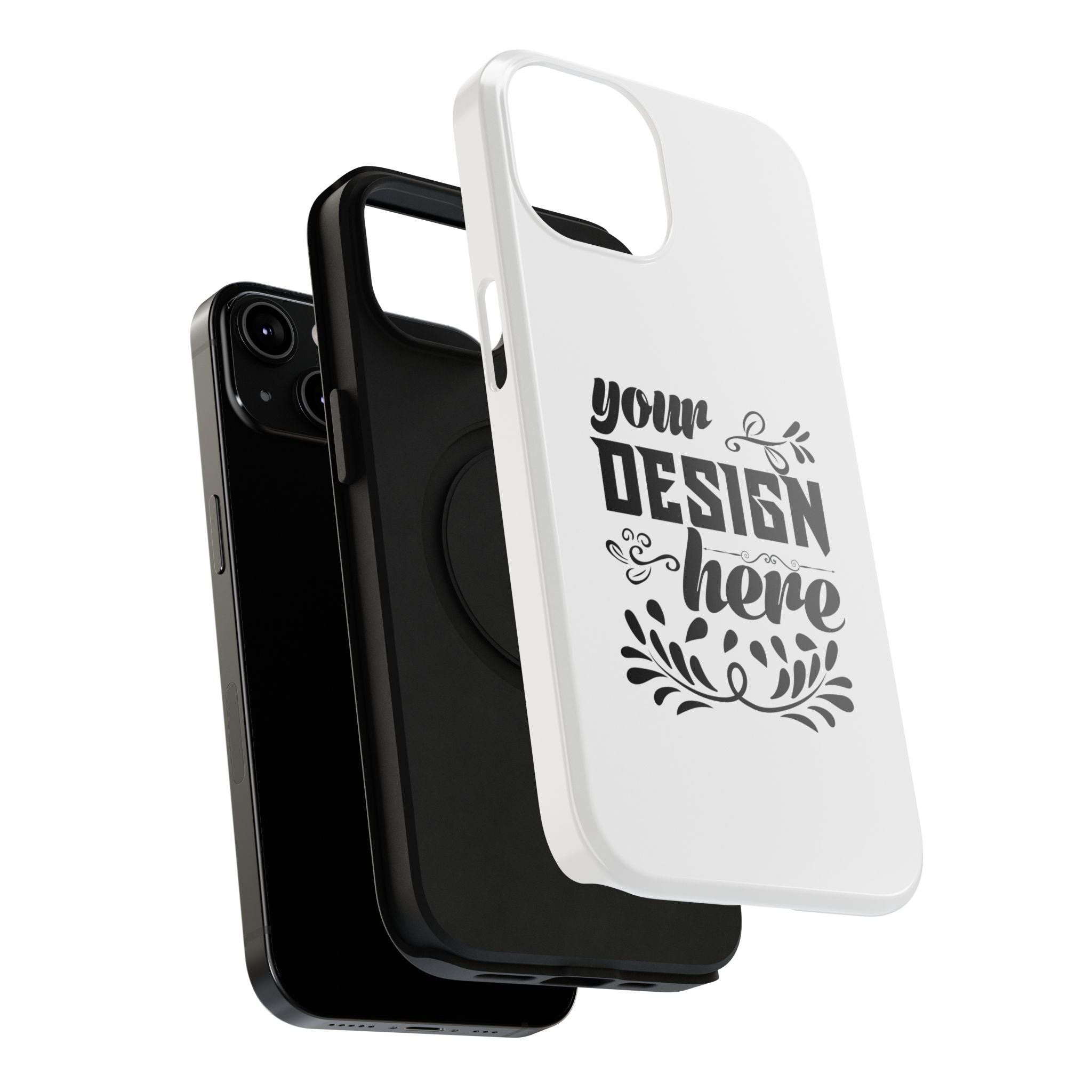 Customizable Impact Resistant Phone Case Dual Layer With Matte Or Glossy