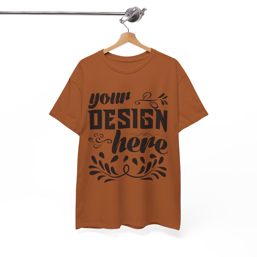 Customizable Gildan 5000 Unisex Heavy Cotton T-Shirt Classic Fit