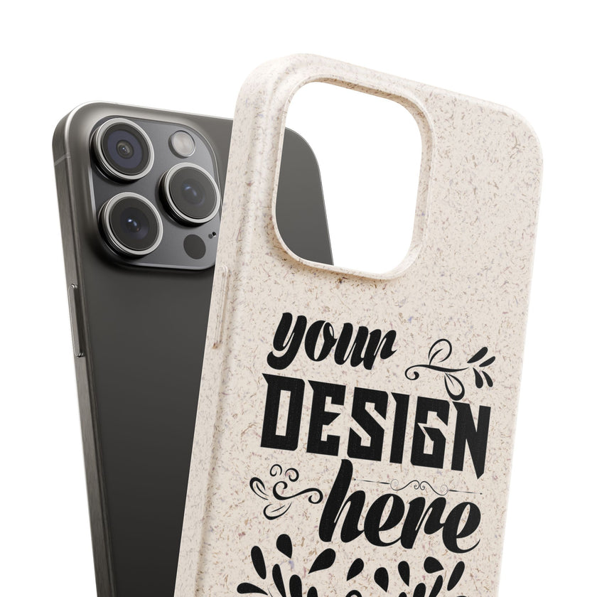 Customizable Biodegradable Phone Case Matte Finish Wireless Charging