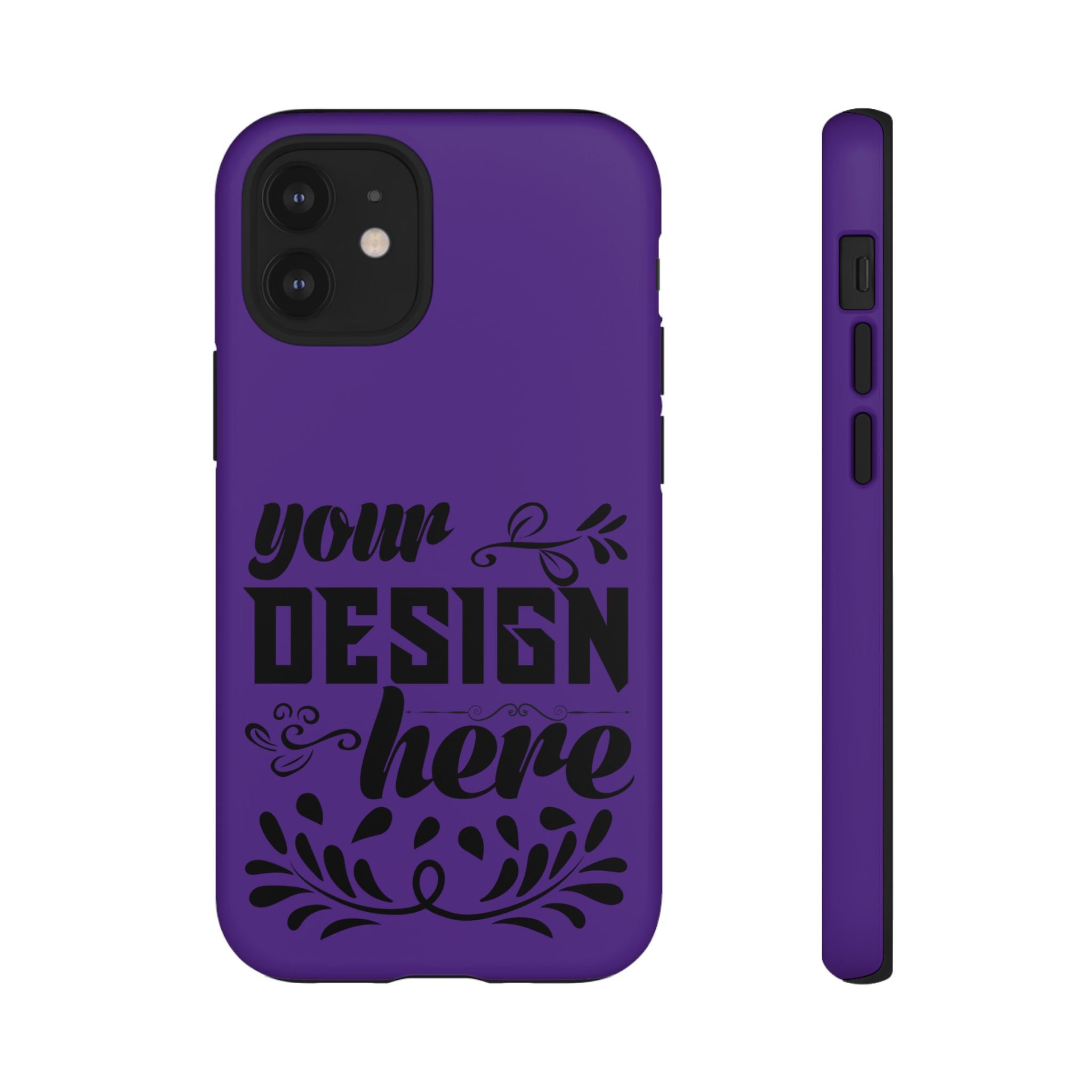 Customizable Tough Dual Layer Phone Case Polycarbonate TPU Liner Protective