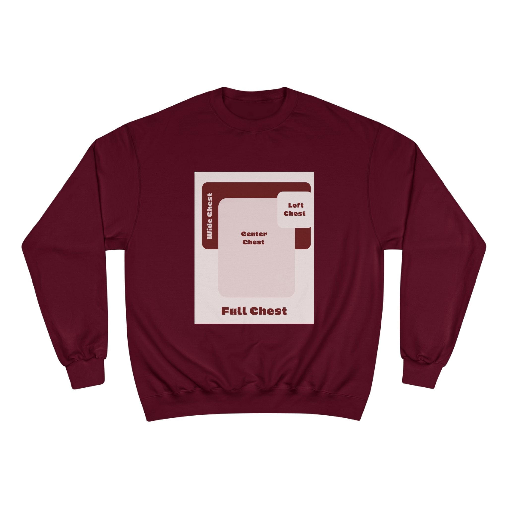 Customizable Champion S600 Crewneck Sweatshirt DTG Print