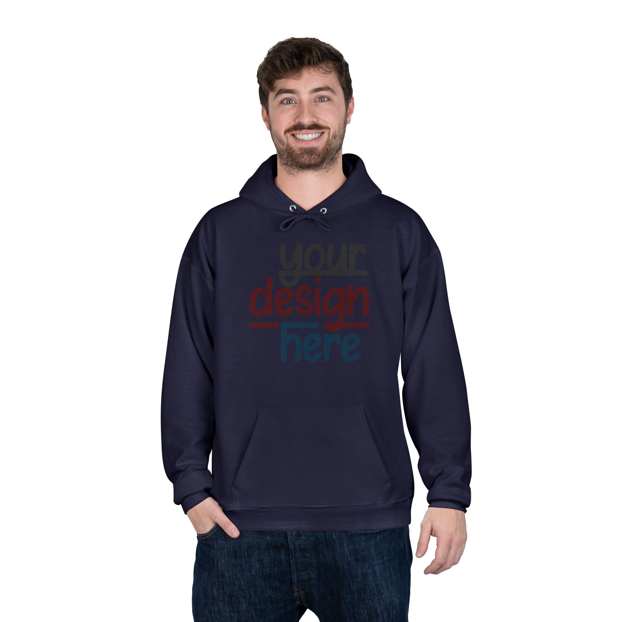 Customizable Hanes P170 EcoSmart Unisex Pullover Hoodie