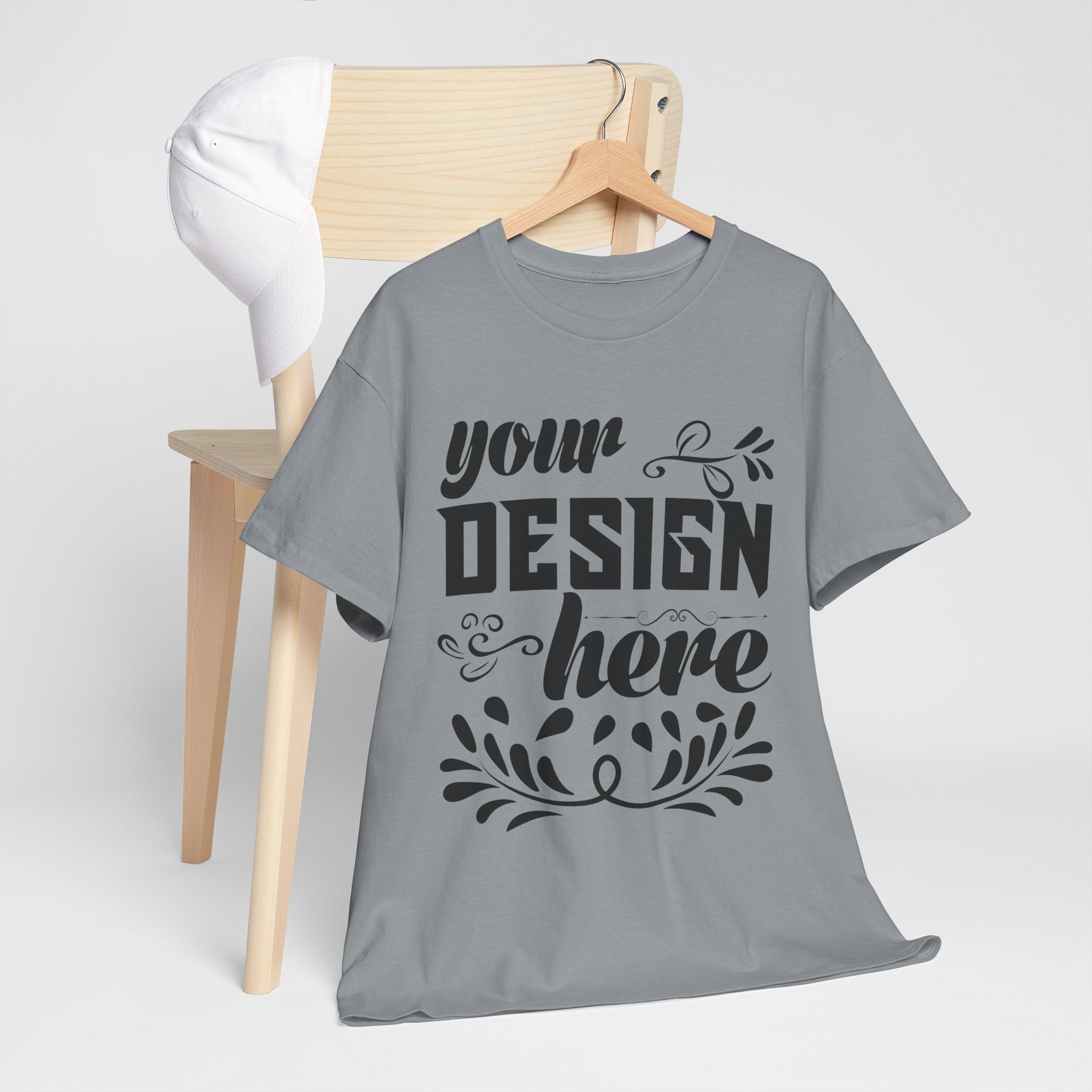 Customizable Gildan 5000 Unisex Heavy Cotton T-Shirt Classic Fit