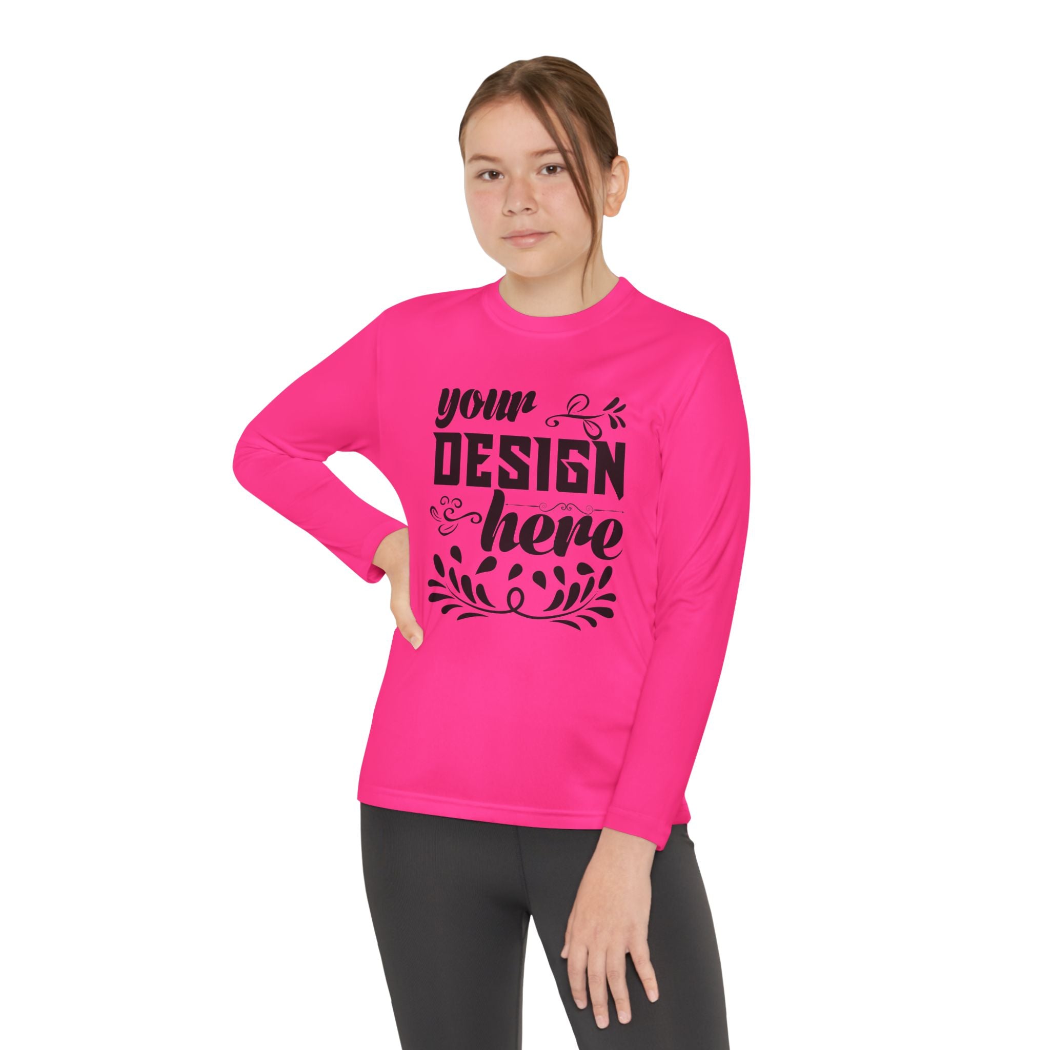 Customizable Sport Tek YST350LS Youth Long Sleeve Competitor Tee