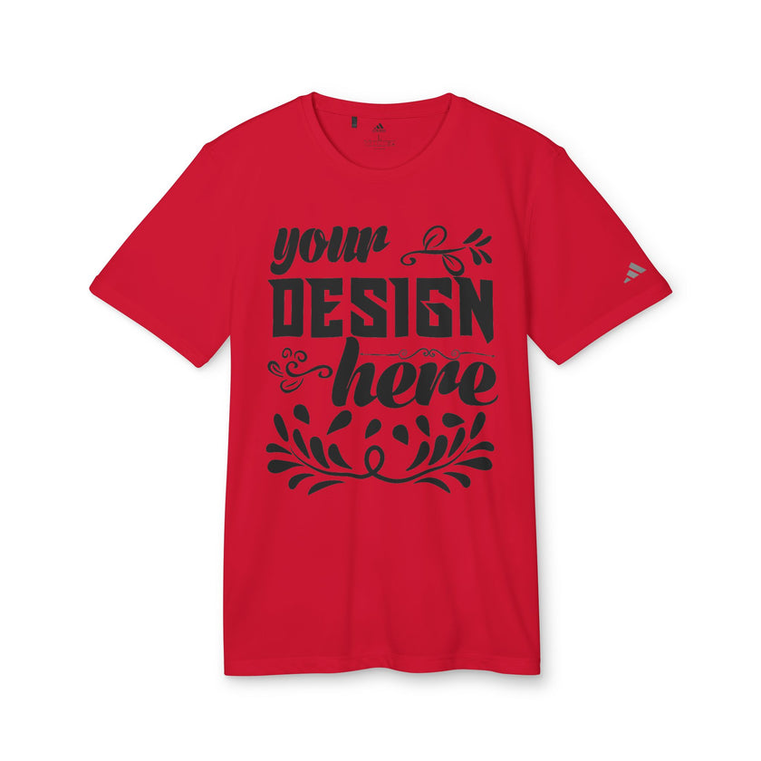 Customizable Adidas A376 Unisex Sport T-Shirt Regular Fit Performance