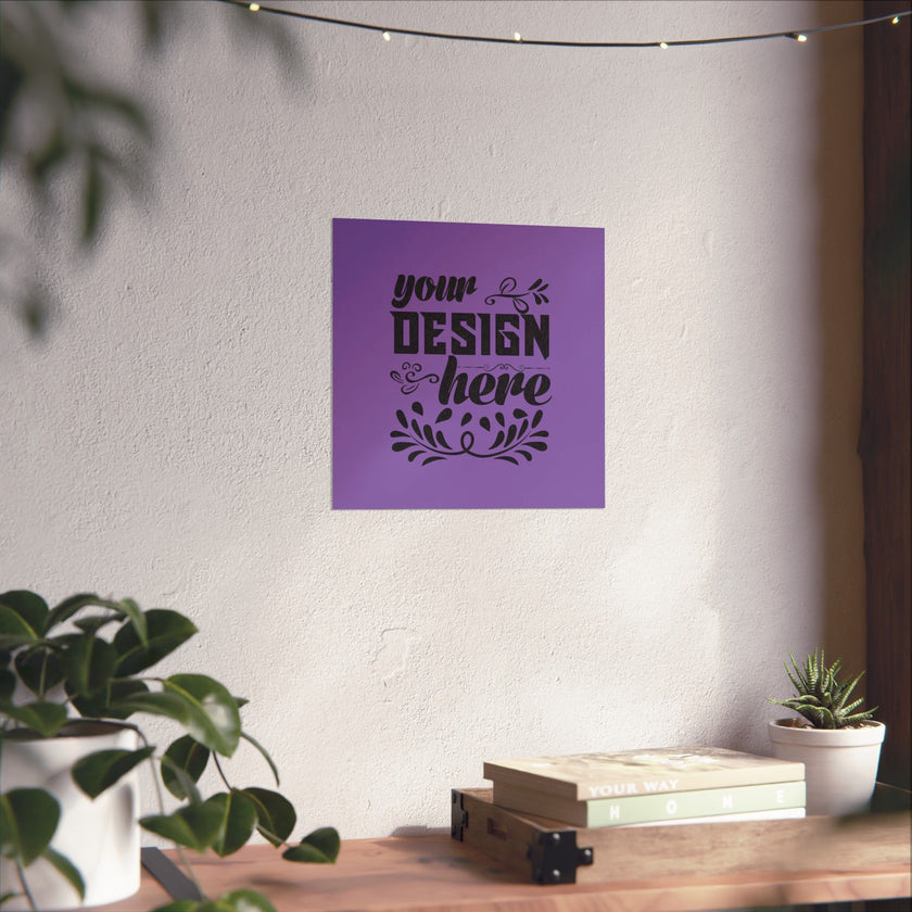 Customizable Matte Vertical Poster Print on Museum Grade Archival Paper