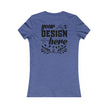 Customizable Bella+Canvas 6004 Womens Favorite Tee Slim Fit