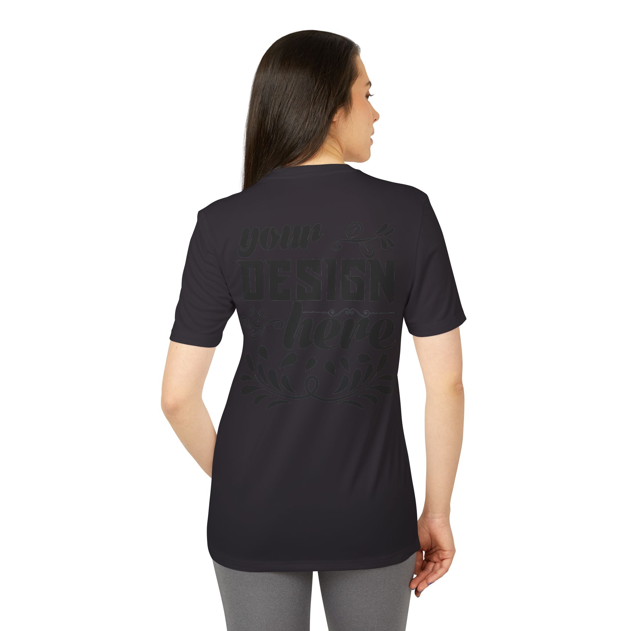 Customizable Adidas A376 Unisex Sport T-Shirt Regular Fit Performance