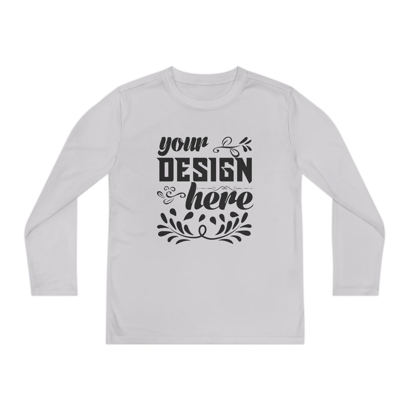 Customizable Sport Tek YST350LS Youth Long Sleeve Competitor Tee