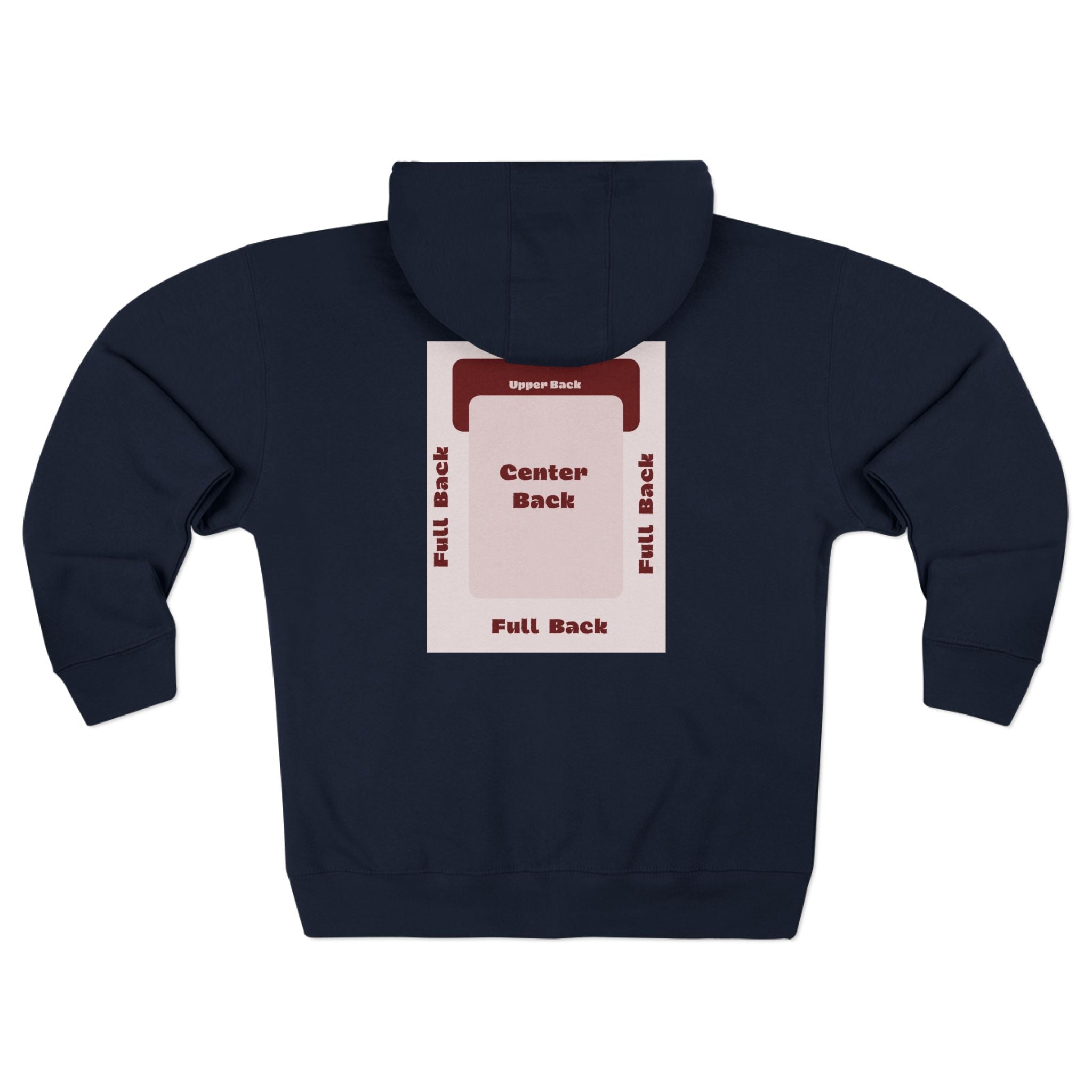 Customizable Lane Seven LS14003 Unisex Zip Hoodie