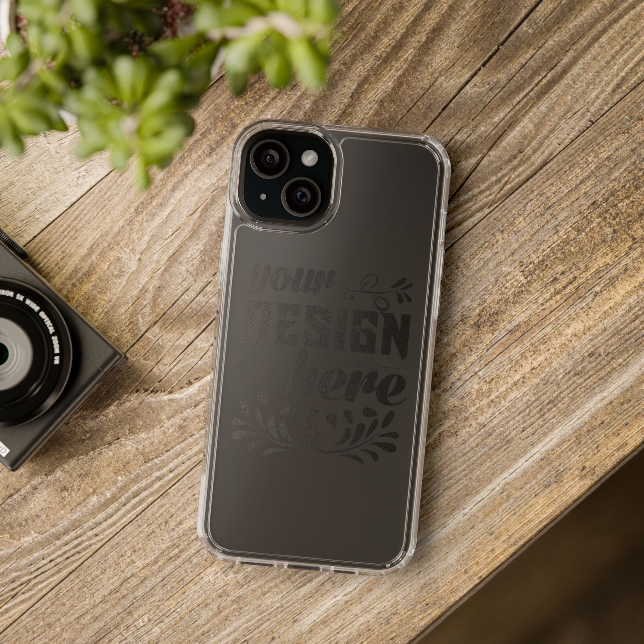 Customizable Clear Phone Case Slim Lightweight Scratch Resistant Protection