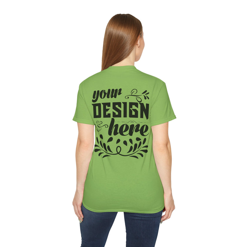 Customizable Gildan 2000 Unisex Ultra Cotton Crew Neck T-Shirt