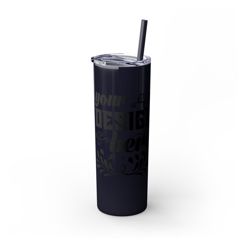Customizable Maars 20oz Skinny Tumbler with Straw Stainless Steel