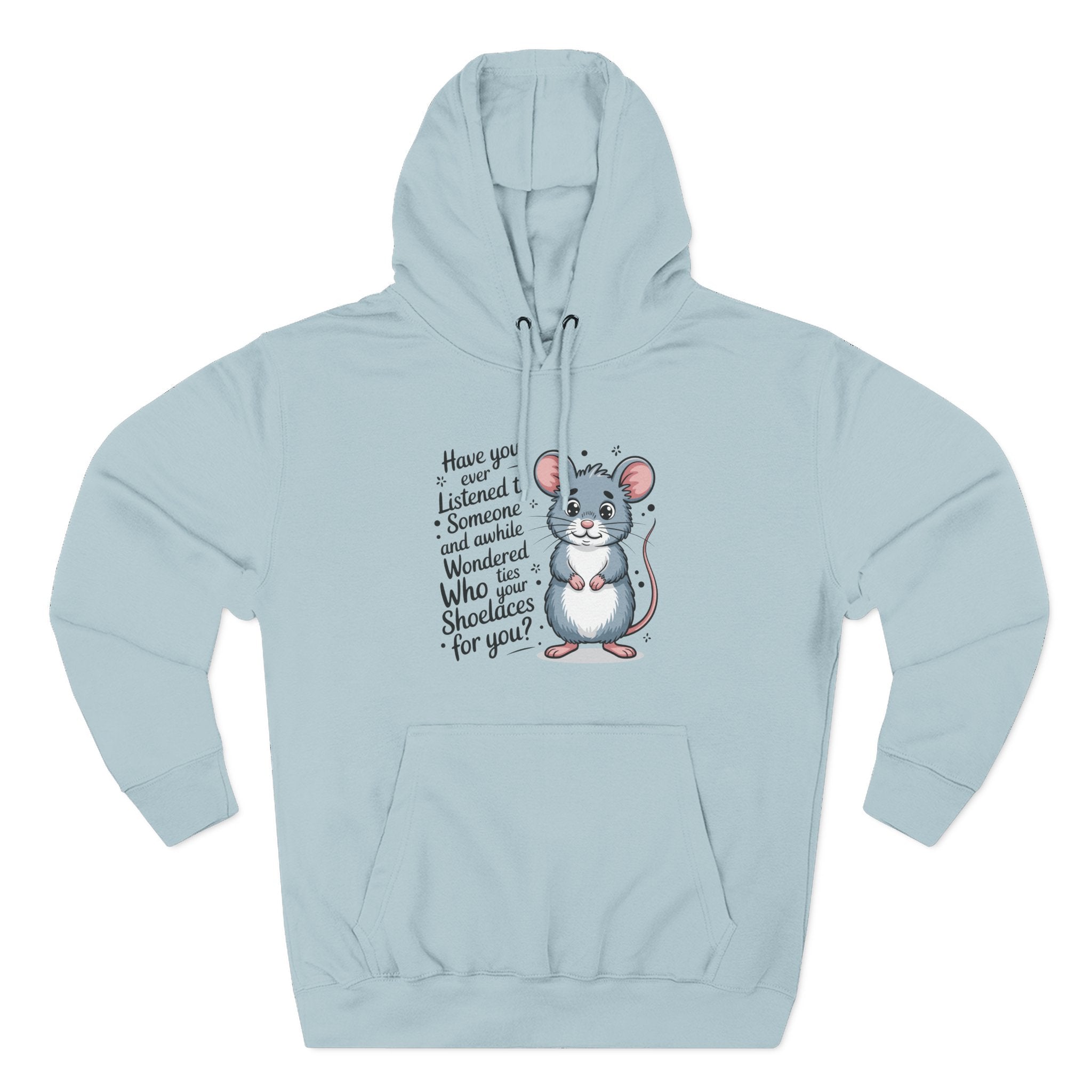 Lane Seven LS14001 Fleece Hoodie | Mouse Graphic Print