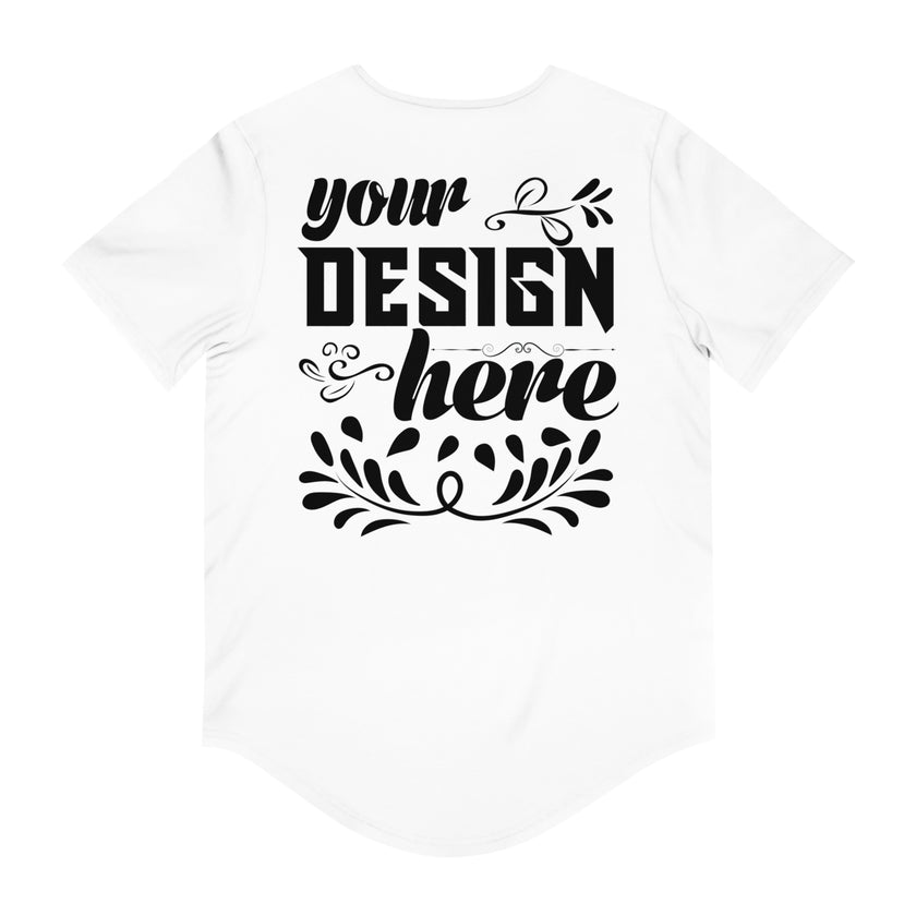 Customizable Bella+Canvas 3003 Mens Jersey Curved Hem Tee