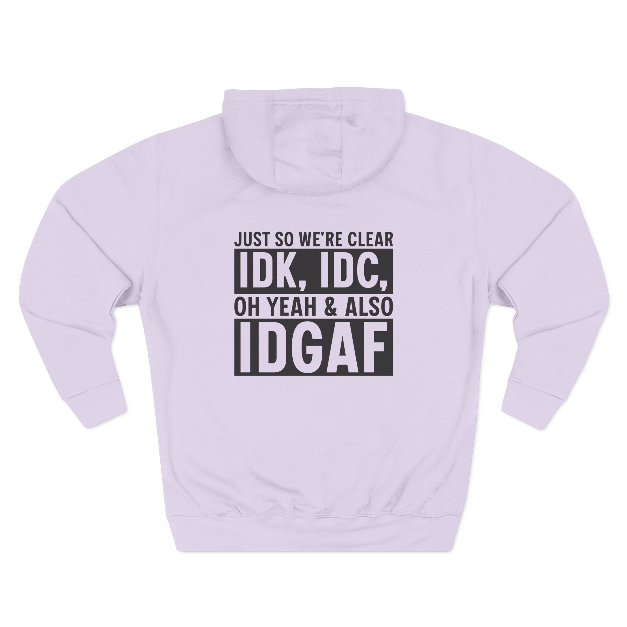 Lane Seven LS14001 Unisex Three Panel Fleece Hoodie  Graphic Print