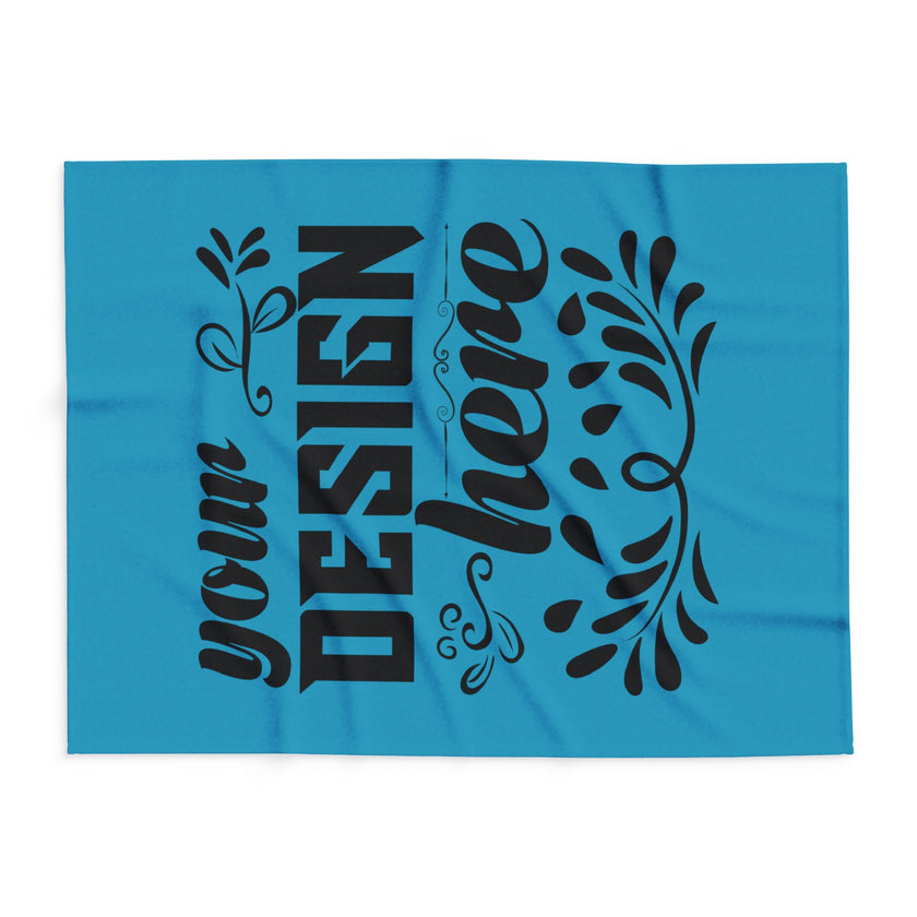 Customizable Arctic Fleece Blanket 315gsm One Sided Print 3 Sizes