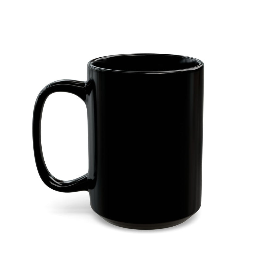 Customizable Black Ceramic Mug 11oz 15oz Glossy Finish Lead BPA Free