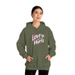 Gildan 18500 Unisex  Hooded Sweatshirt | Love Never Hurts Graphic Print