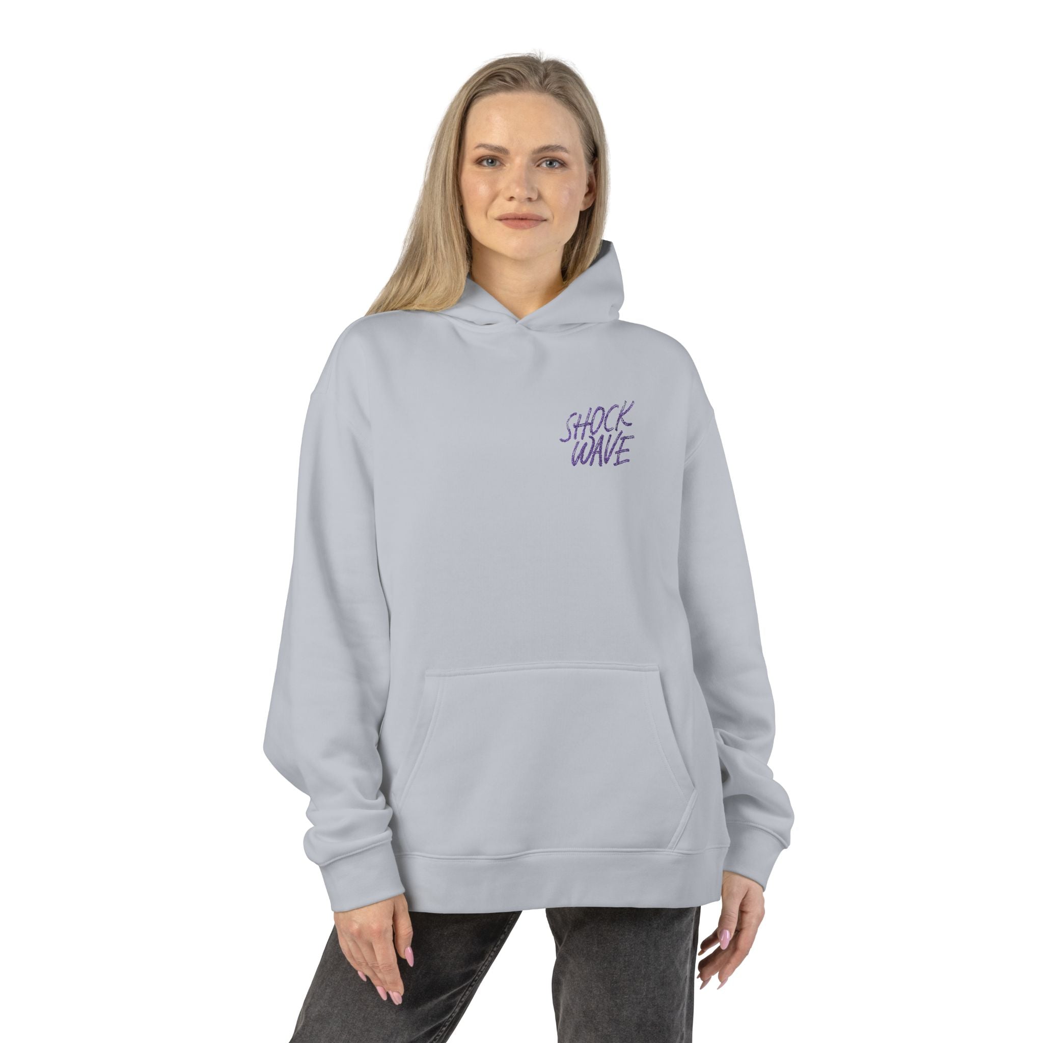 AS Colour 5161 Unisex Relaxed Hoodie | Shock Wave Embroidery