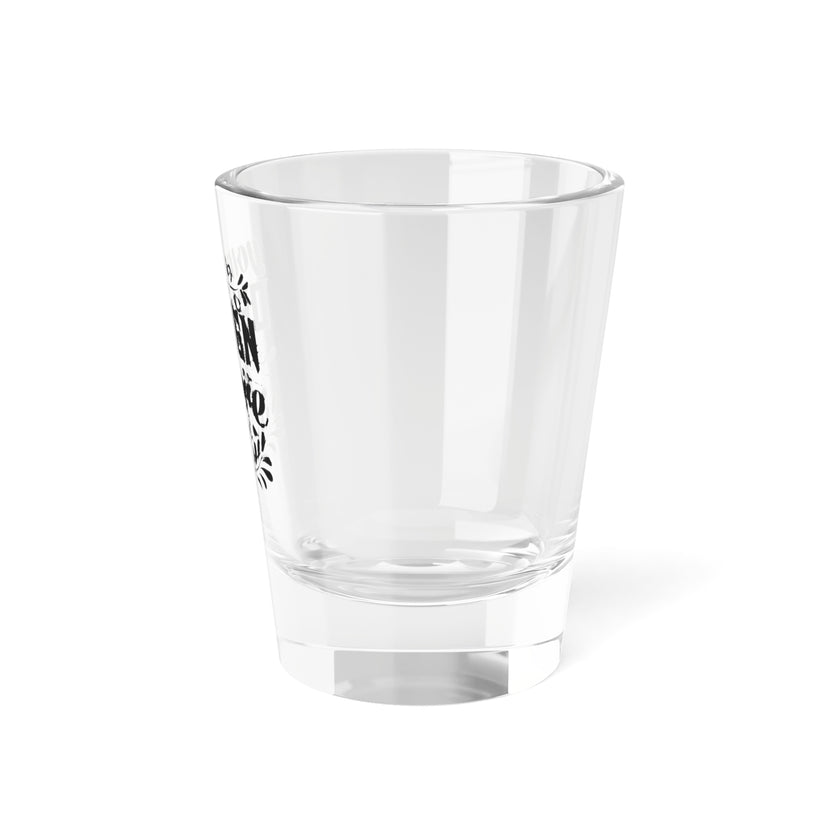 Customizable 1.5oz Clear Glass Shot Glass with Weighted Base Print