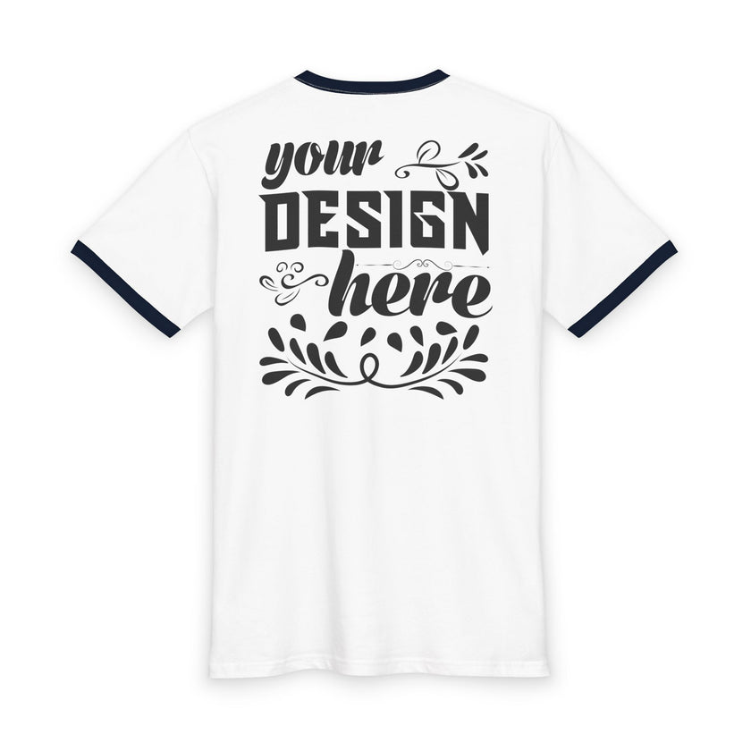 Customizable AS Colour 5053 Mens Staple Ringer T-Shirt Regular Fit