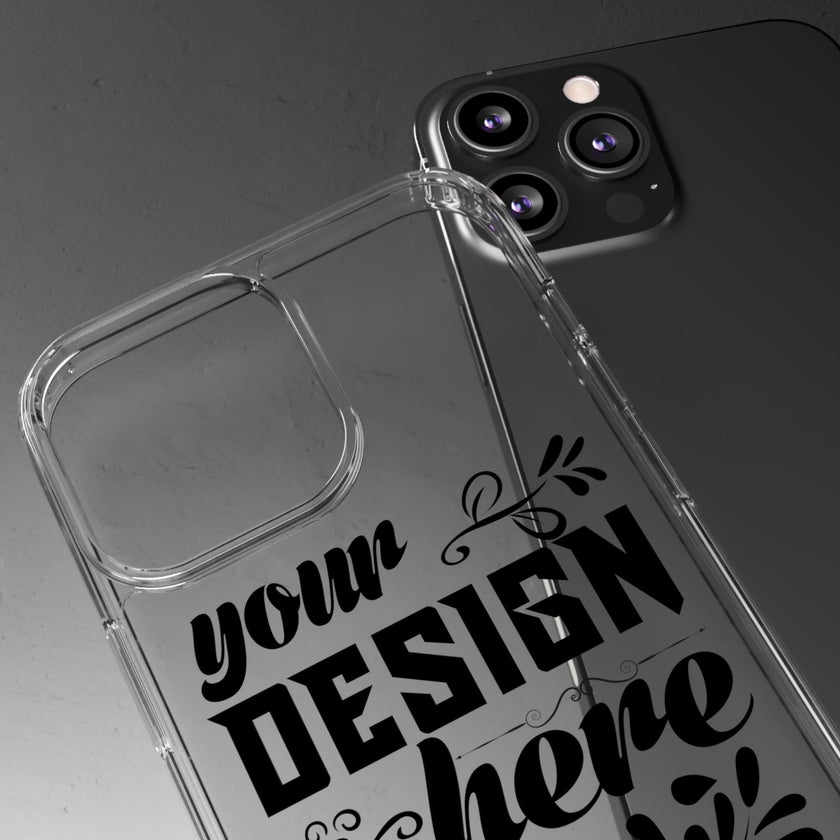 Customizable Clear Phone Case Slim Lightweight Scratch Resistant Protection