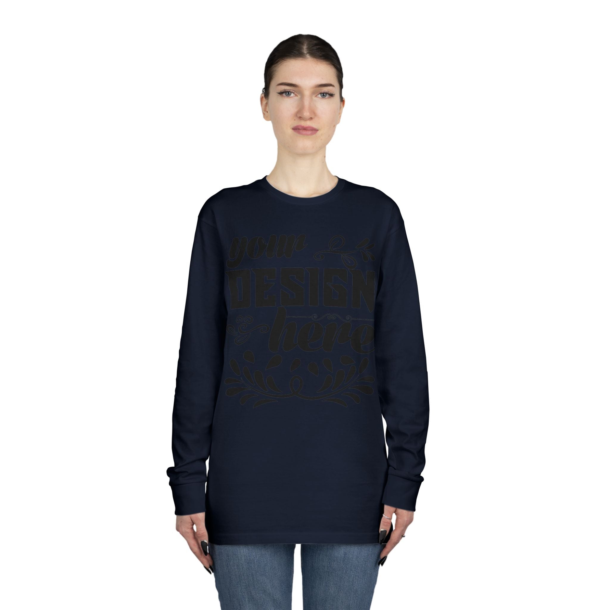 Customizable Lane Seven LS15009 Unisex Long Sleeve Crewneck Tee