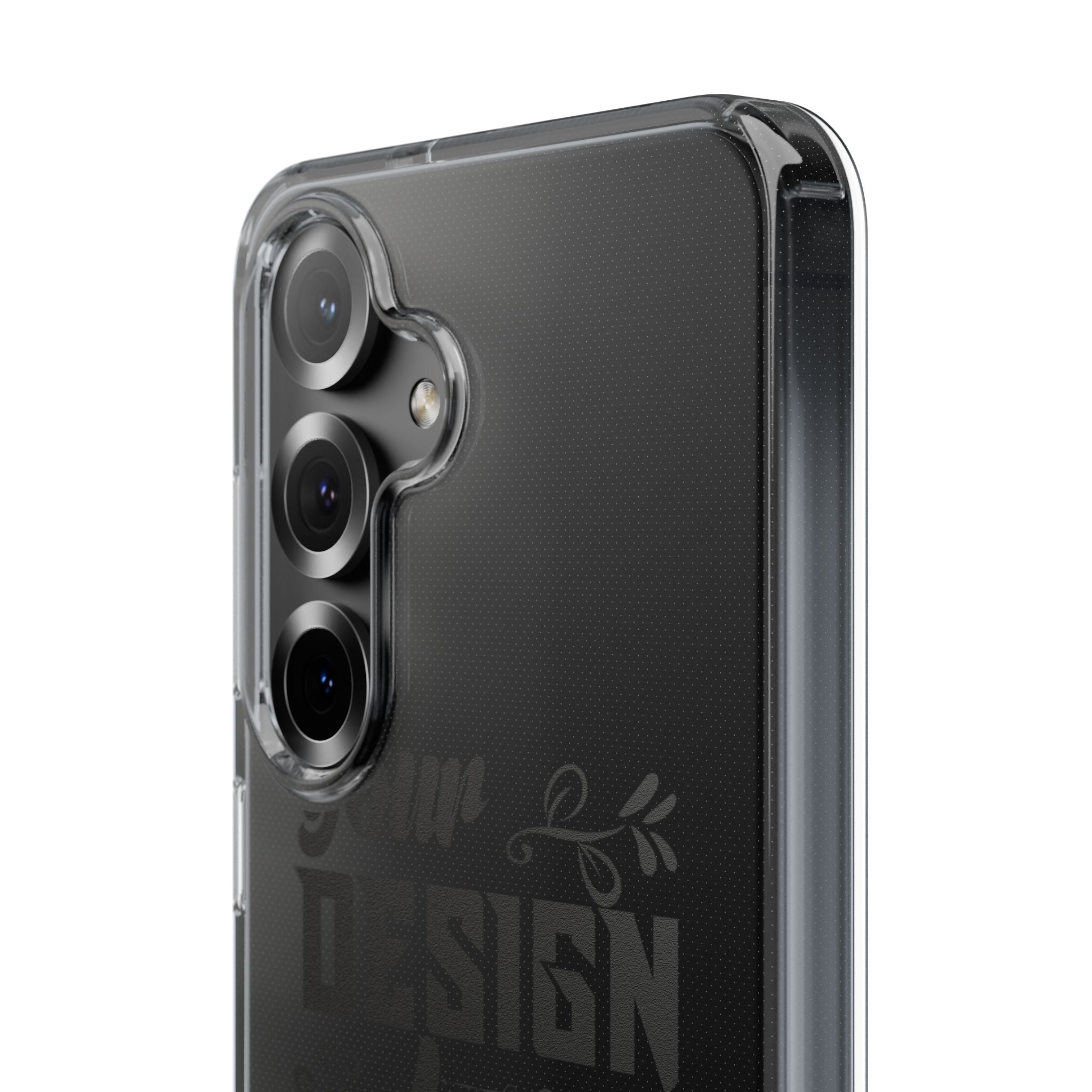 Customizable Clear Impact Resistant Phone Case With TPU Sides Wireless Ready