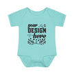 Customizable Infant Baby Rib Bodysuit Rabbit Skins 4400 Unisex