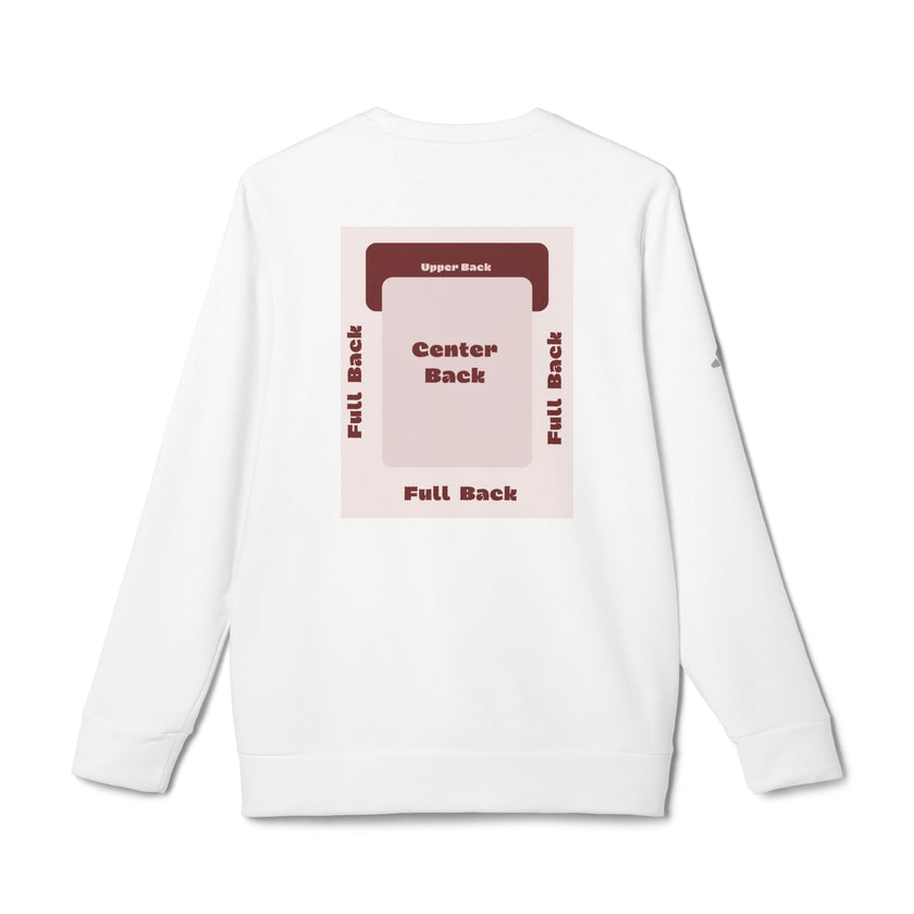 Customizable Adidas A434 Unisex Fleece Crewneck Sweatshirt