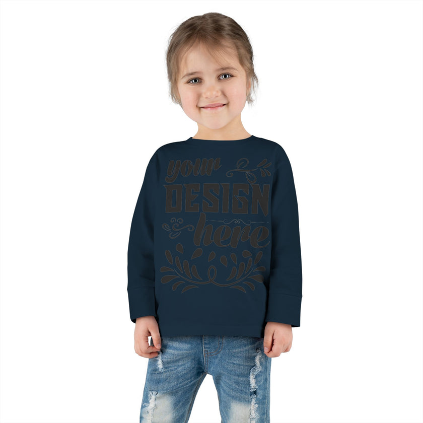 Customizable Rabbit Skins 3302 Toddler Long Sleeve T-Shirt