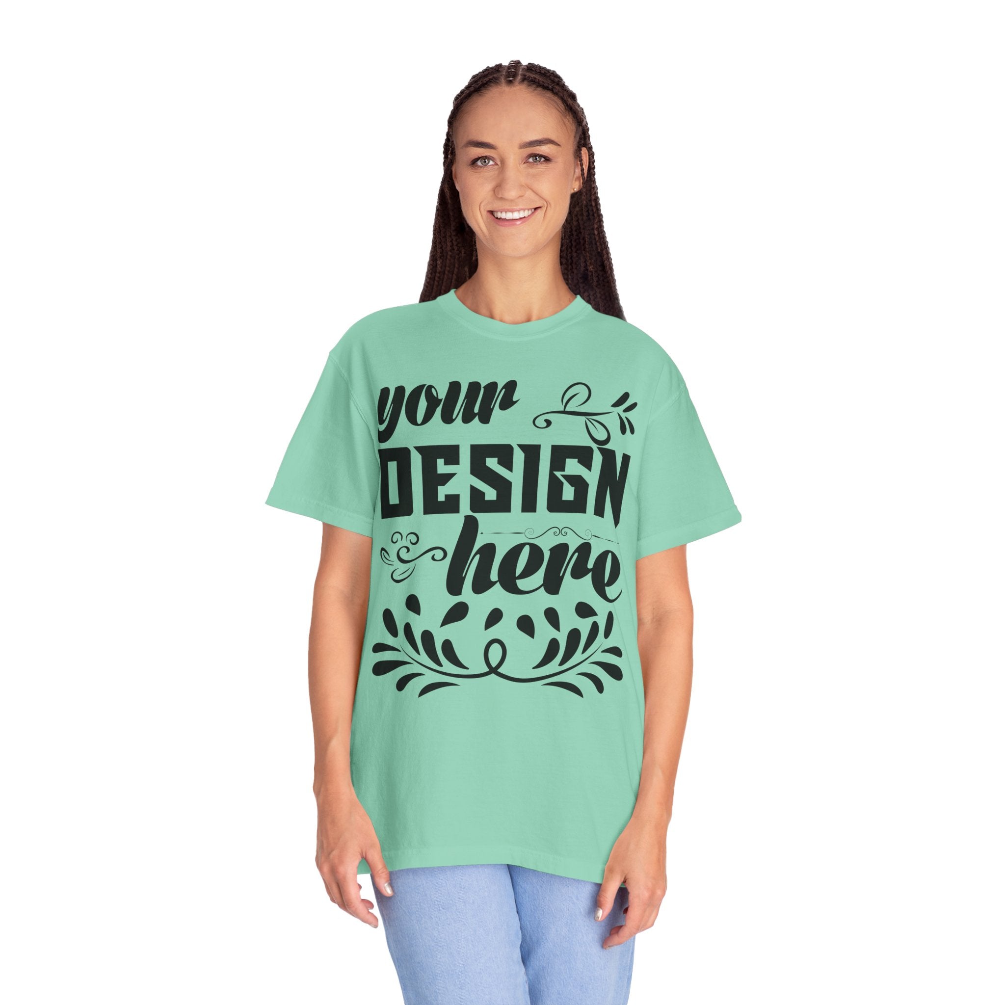 Customizable Comfort Colors 1717 Unisex Garment-Dyed T-Shirt