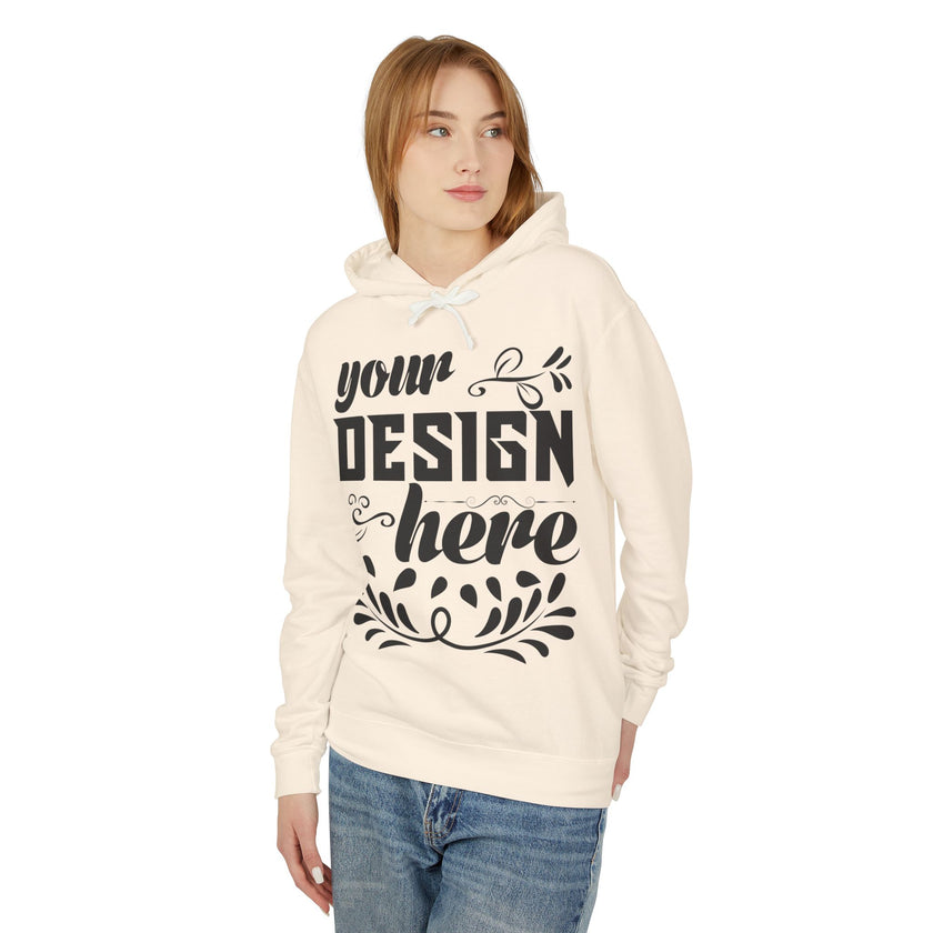 Customizable Comfort Colors 1467 Unisex Lightweight Hooded Sweatshirt