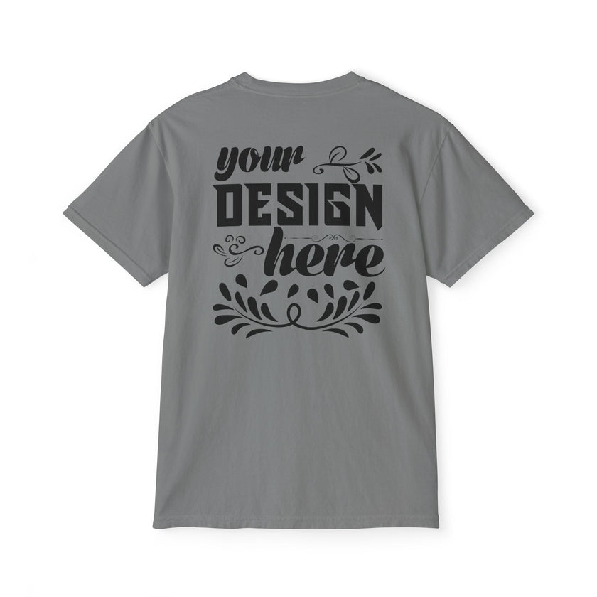 Customizable Comfort Colors 6030 Unisex Garment Dyed Pocket T-Shirt