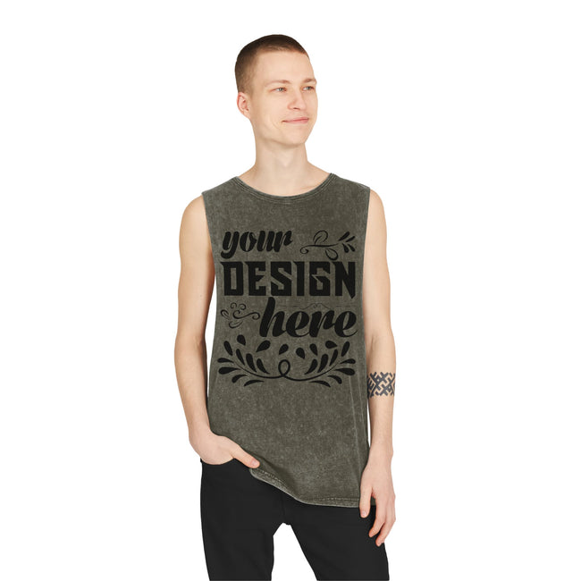 Customizable AS Colour 5039 Unisex Stonewash Tank Top