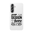 Customizable Snap Phone Case Slim Lightweight Polycarbonate Gloss Or Matte