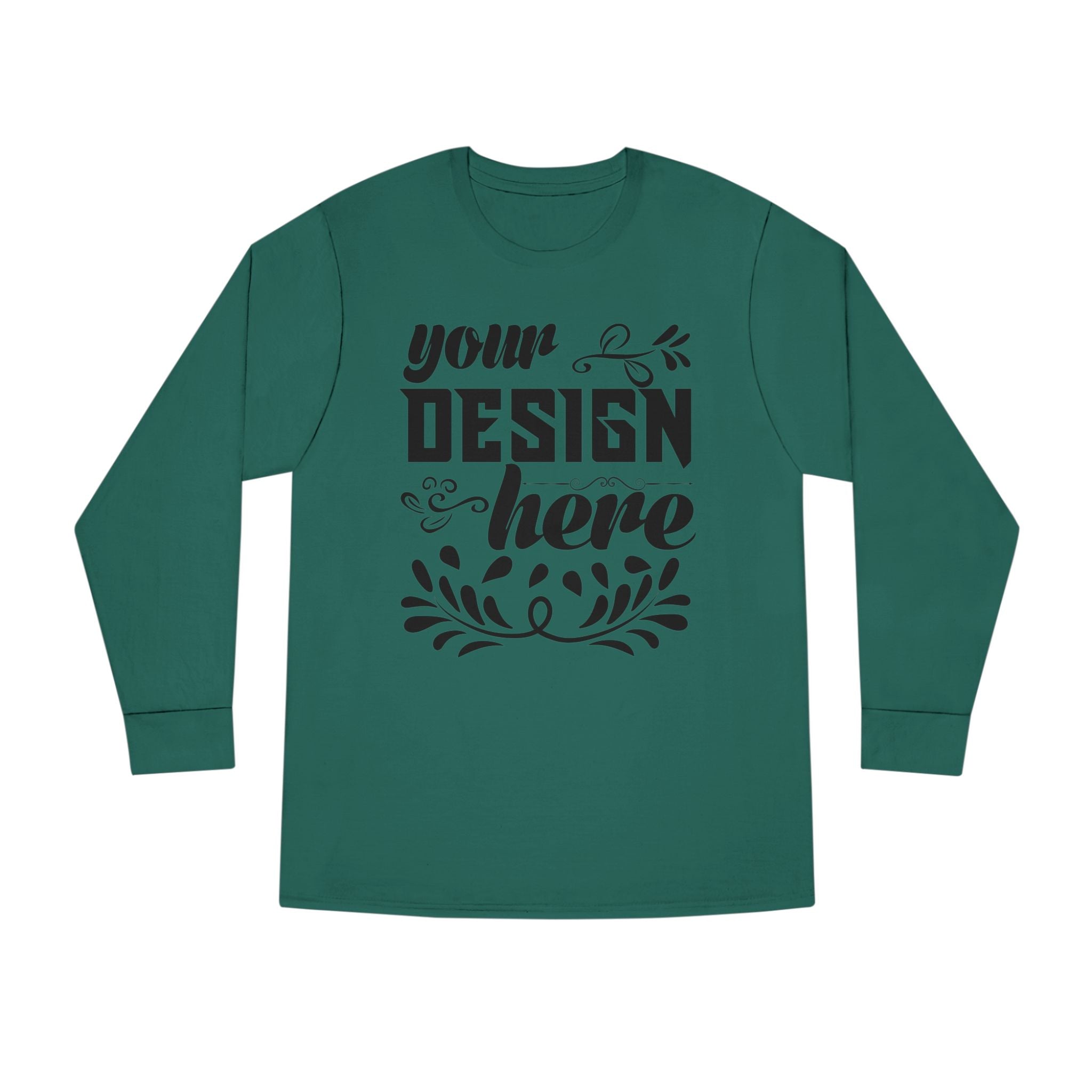 Customizable Lane Seven LS15009 Unisex Long Sleeve Crewneck Tee