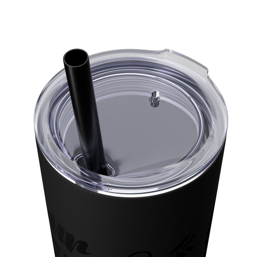 Customizable Maars 20oz Skinny Tumbler with Straw Stainless Steel