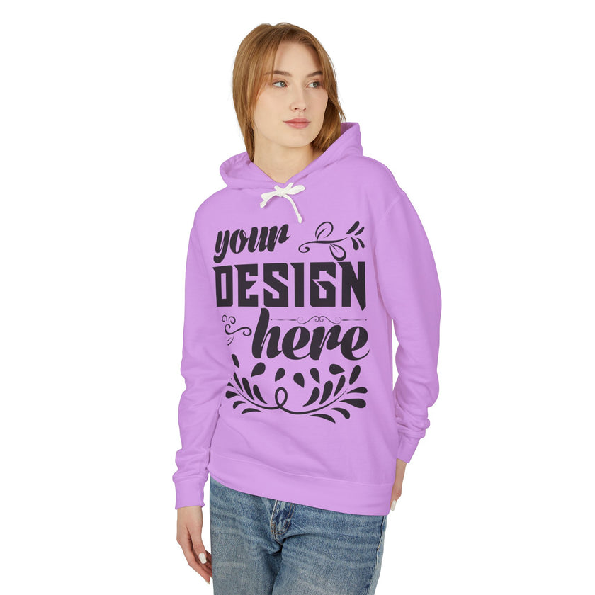 Customizable Comfort Colors 1467 Unisex Lightweight Hooded Sweatshirt