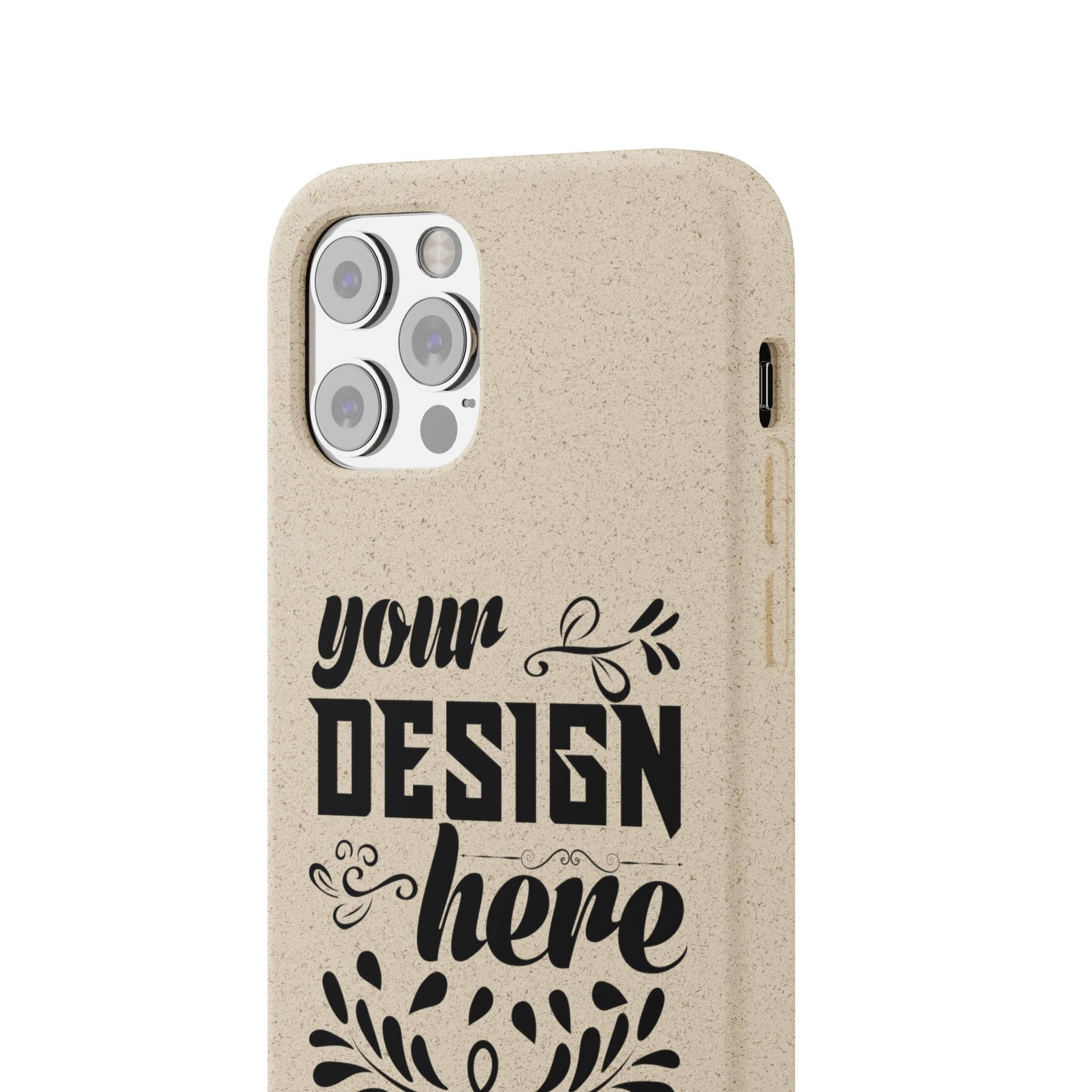 Customizable Biodegradable Phone Case Matte Finish Wireless Charging