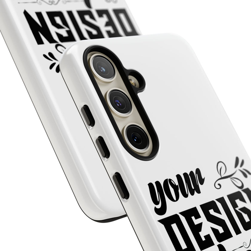 Customizable Tough Dual Layer Phone Case Polycarbonate TPU Liner Protective