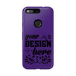 Customizable Tough Dual Layer Phone Case Polycarbonate TPU Liner Protective