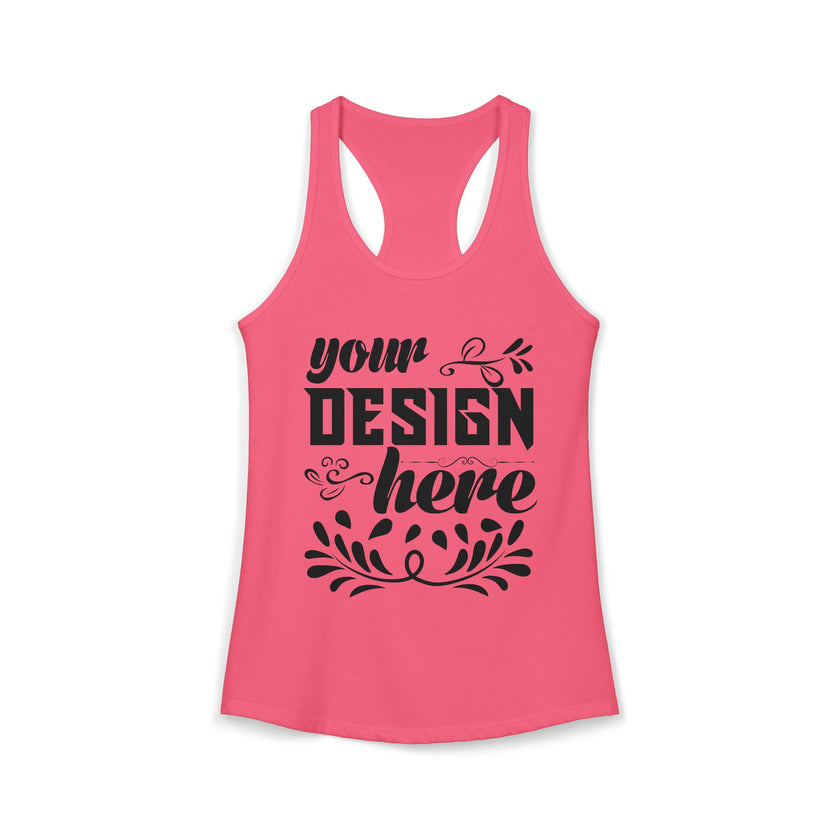 Customizable Next Level 1533 Womens Ideal Racerback Tank